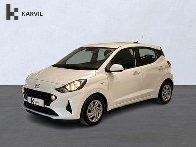 Polar white Brugt 2021 Hyundai i10 Essential Hatchback | 94.000 kr. (God pris)