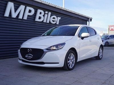 Hvid Brugt 2020 Mazda 2 Sky Hatchback | 129.700 kr. (Fair pris)
