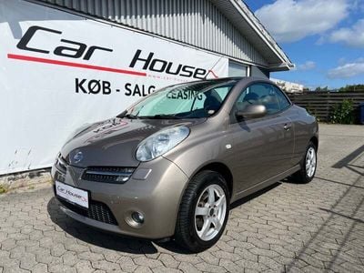 Champagnemetal Brugt 2007 Nissan Micra C+C Cabriolet | 59.900 kr.