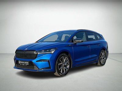 Blåmetal Brugt 2022 Skoda Enyaq iV SportLine SUV | 249.400 kr. (Dyr)