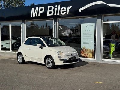 Hvid Brugt 2010 Fiat 500 Lounge Hatchback | 29.500 kr. (Fair pris)