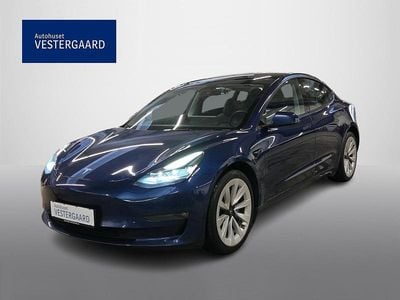 Blå Brugt 2022 Tesla Model 3 Long Range AWD Sedan | 199.700 kr. (Super pris)