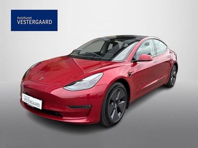 Rød Brugt 2023 Tesla Model 3 Long Range AWD Sedan | 244.000 kr. (Super pris)