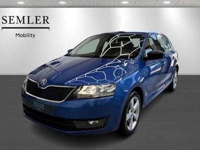 Blåmetal Brugt 2015 Skoda Rapid Ambition Hatchback | 99.900 kr. (Super pris)