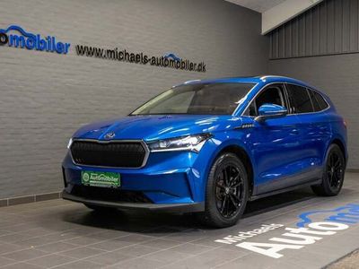 Blåmetal Brugt 2021 Skoda Enyaq iV Lodge SUV | 274.900 kr. (Fair pris)