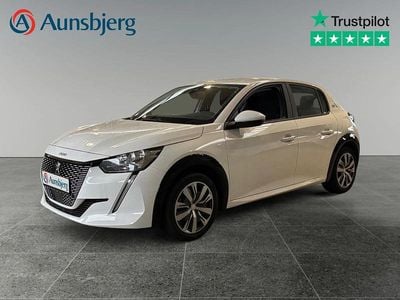 Hvid Brugt 2021 Peugeot e-208 Active Hatchback | 119.500 kr. (Fair pris)