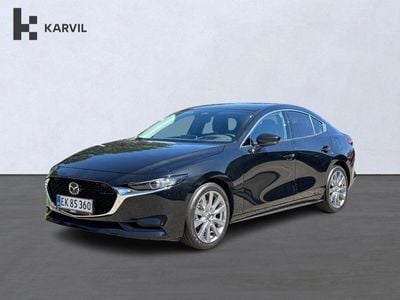 Sort Ny 2025 Mazda 3 Exclusive-Line Sedan | 349.900 kr.