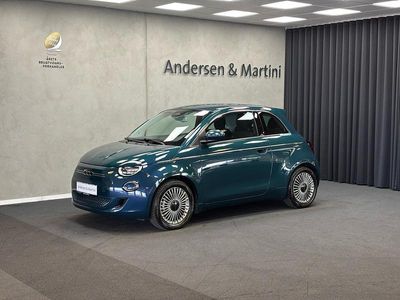 Groen/blaa Brugt 2023 Fiat 500e Icon Hatchback | 128.900 kr. (Fair pris)