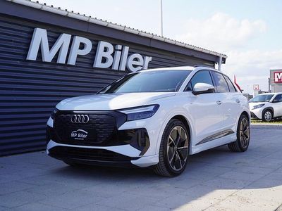 Hvid Brugt 2022 Audi Q4 e-tron S-Line SUV | 289.700 kr.