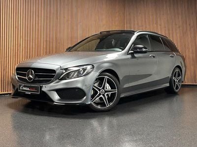 Brugt Mercedes C220 AMG line 170 HK (125 kW) 2018 Koks Stationcar