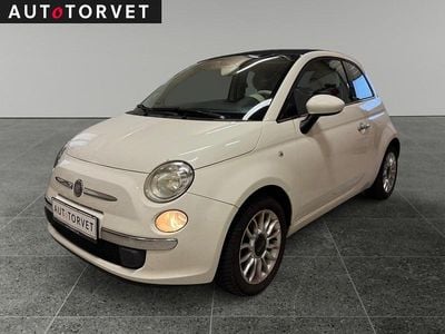 Hvid Brugt 2010 Fiat 500C Lounge Cabriolet | 34.700 kr. (Fair pris)