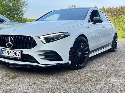 Hvid Brugt 2021 Mercedes A220 AMG line Sedan | 329.900 kr. (Fair pris)