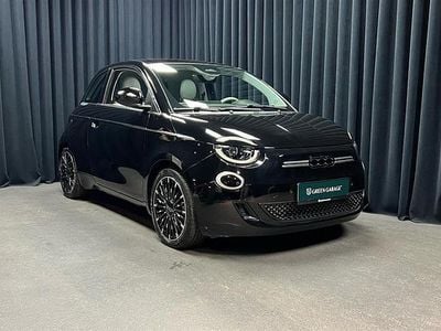 Sort Brugt 2023 Fiat 500e La Prima Hatchback | 164.900 kr. (Fair pris)