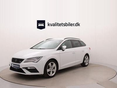 Hvid Brugt 2019 Seat Leon FR Stationcar | 129.900 kr. (Super pris)