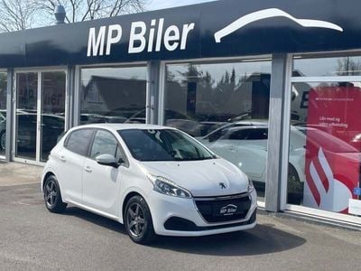 Hvid Brugt 2018 Peugeot 208 Envy Hatchback | 69.800 kr. (Fair pris)