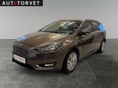 Brugt Ford Focus Titanium 125 HK (91 kW) 2017 Sort Hatchback