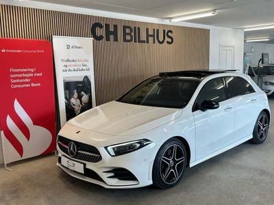 Hvid Brugt 2021 Mercedes A220 AMG line Sedan | 269.500 kr. (Super pris)