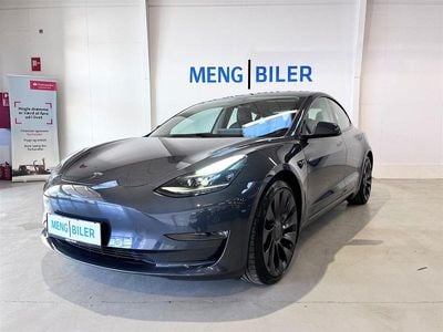 Brugt 2020 Tesla Model 3 Performance Sedan | 209.900 kr. (Fair pris)