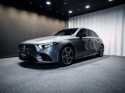Farve: gråmetal Brugt 2019 Mercedes A200 AMG line | 289.900 kr. (Lidt for dyr)