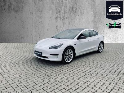 Brugt Tesla Model 3 Standard Range Plus 239 kW (325 HK) 2020 Hvidmetal Sedan