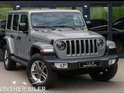 Rød Brugt 2020 Jeep Wrangler Unlimited Sahara SUV | 599.900 kr.