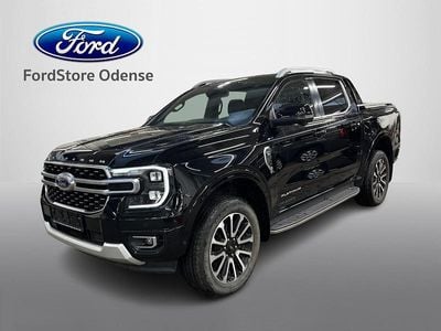 Sort Brugt 2023 Ford Ranger Platinum Afhentning | 379.900 kr.