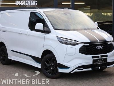 Hvid Ny 2024 Ford Transit Custom Sport Van | 324.900 kr.