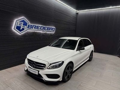 Brunmetal Brugt 2017 Mercedes C220 AMG line Stationcar | 164.500 kr. (Fair pris)