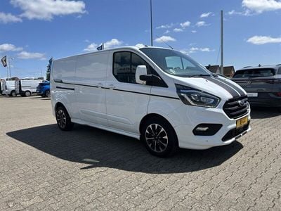 Frozen white Brugt 2019 Ford Transit Custom Sport Van | 169.900 kr.