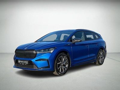 Blåmetal Brugt 2022 Skoda Enyaq iV SportLine SUV | 234.800 kr. (Fair pris)