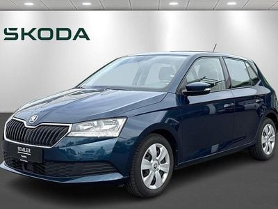 Blåmetal Brugt 2021 Skoda Fabia Ambition Hatchback | 109.900 kr. (Super pris)
