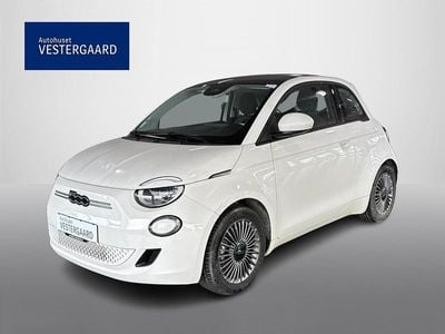 Sølv Brugt 2022 Fiat 500e Icon Hatchback | 128.900 kr. (God pris)