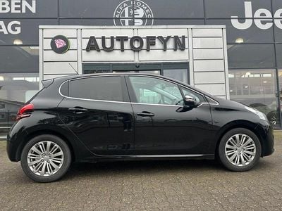 Sort Brugt 2019 Peugeot 208 Allure Sky Hatchback | 68.800 kr. (God pris)
