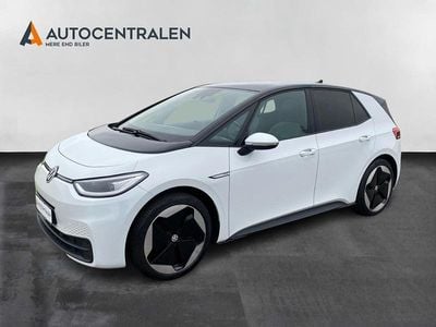 Hvid Brugt 2021 VW ID.3 Pro Performance Hatchback | 184.500 kr. (Lidt for dyr)