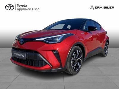 Flame red/astral black Brugt 2021 Toyota C-HR Multidrive S SUV | 199.900 kr. (God pris)