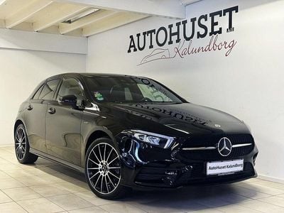 Sort Brugt 2021 Mercedes A250 AMG line Sedan | 309.900 kr. (Fair pris)