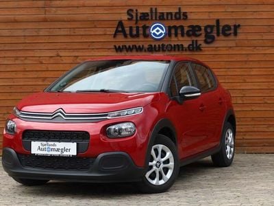 Mørkrødmetal Brugt 2020 Citroën C3 PureTech Hatchback | 90.000 kr. (Fair pris)