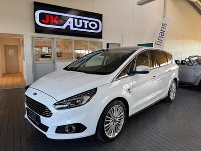 Hvid Brugt 2017 Ford S-MAX Titanium MPV | 99.800 kr. (Dyr)
