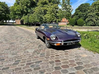 Lilla/violet Brugt 1970 Jaguar E-Type S Cabriolet | 525.000 kr.