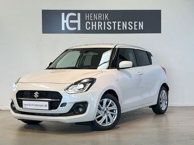 Pure white Ny 2025 Suzuki Swift Action Hatchback | 174.900 kr. (Fair pris)