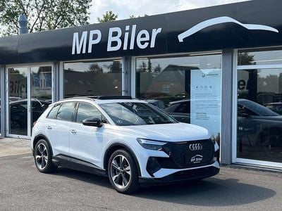 Hvid Brugt 2021 Audi Q4 e-tron S-Line SUV | 299.700 kr.