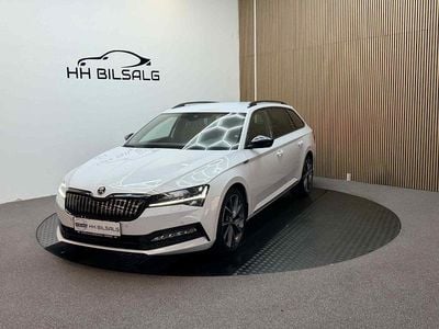 Sølvmetal Brugt 2020 Skoda Superb SportLine Stationcar | 249.700 kr. (Fair pris)