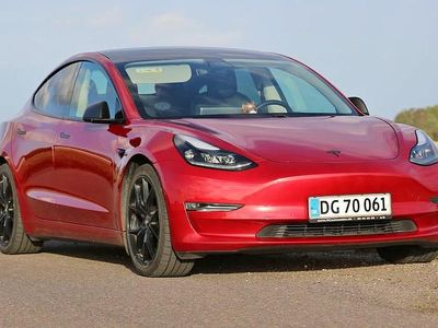 Brugt Tesla Model 3 Performance 377 kW (513 HK) 2021 Rød Sedan