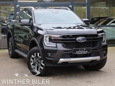 Sort Ny 2025 Ford Ranger Wildtrack Afhentning | 449.900 kr.