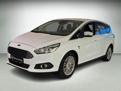 Hvid Brugt 2019 Ford S-MAX Titanium MPV | 169.900 kr. (God pris)