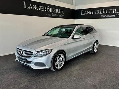 Sølvmetal Brugt 2014 Mercedes C220 Avantgarde Stationcar | 109.500 kr.