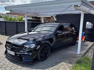 Brugt Mercedes E220 AMG line 194 HK (142 kW) 2017 Sort Stationcar