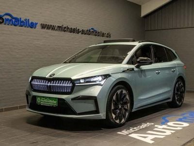 Lysgrøn Brugt 2023 Skoda Enyaq iV SportLine SUV | 349.900 kr. (Dyr)