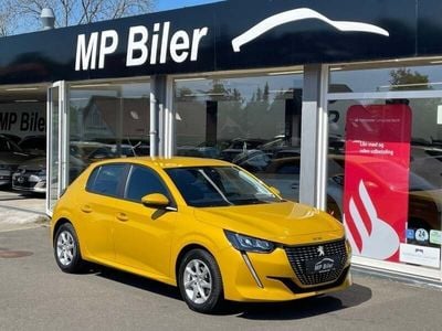 Gul Brugt 2020 Peugeot 208 Active Hatchback | 108.900 kr. (Fair pris)