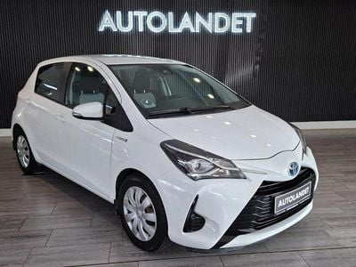 Hvid Brugt 2019 Toyota Yaris Hybrid H2 Hatchback | 109.800 kr. (God pris)